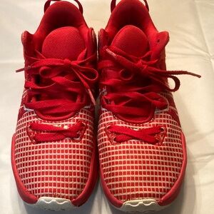 Nike LeBron witness tennis shoes.